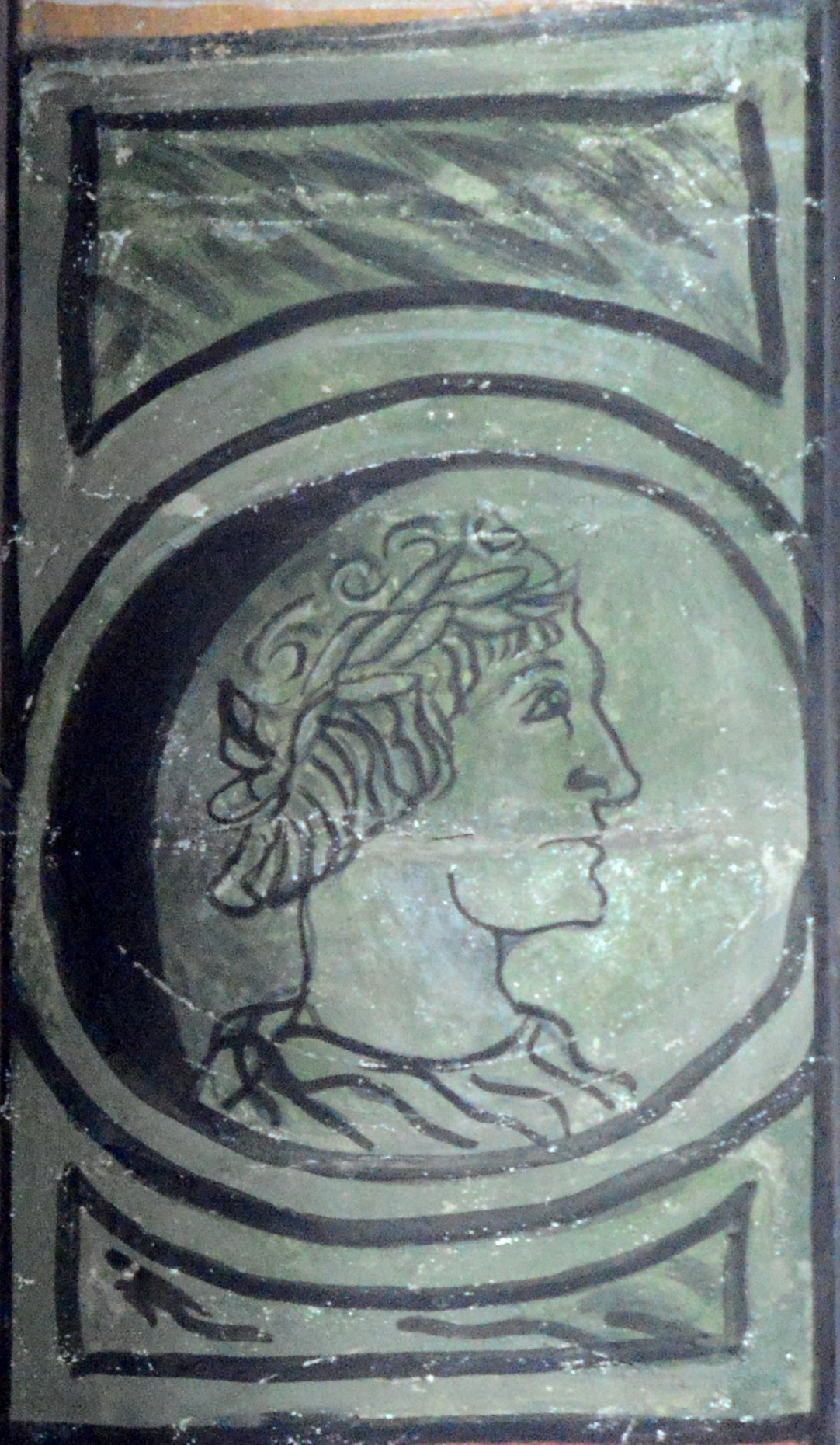 Ritratto di uomo con corona d'alloro