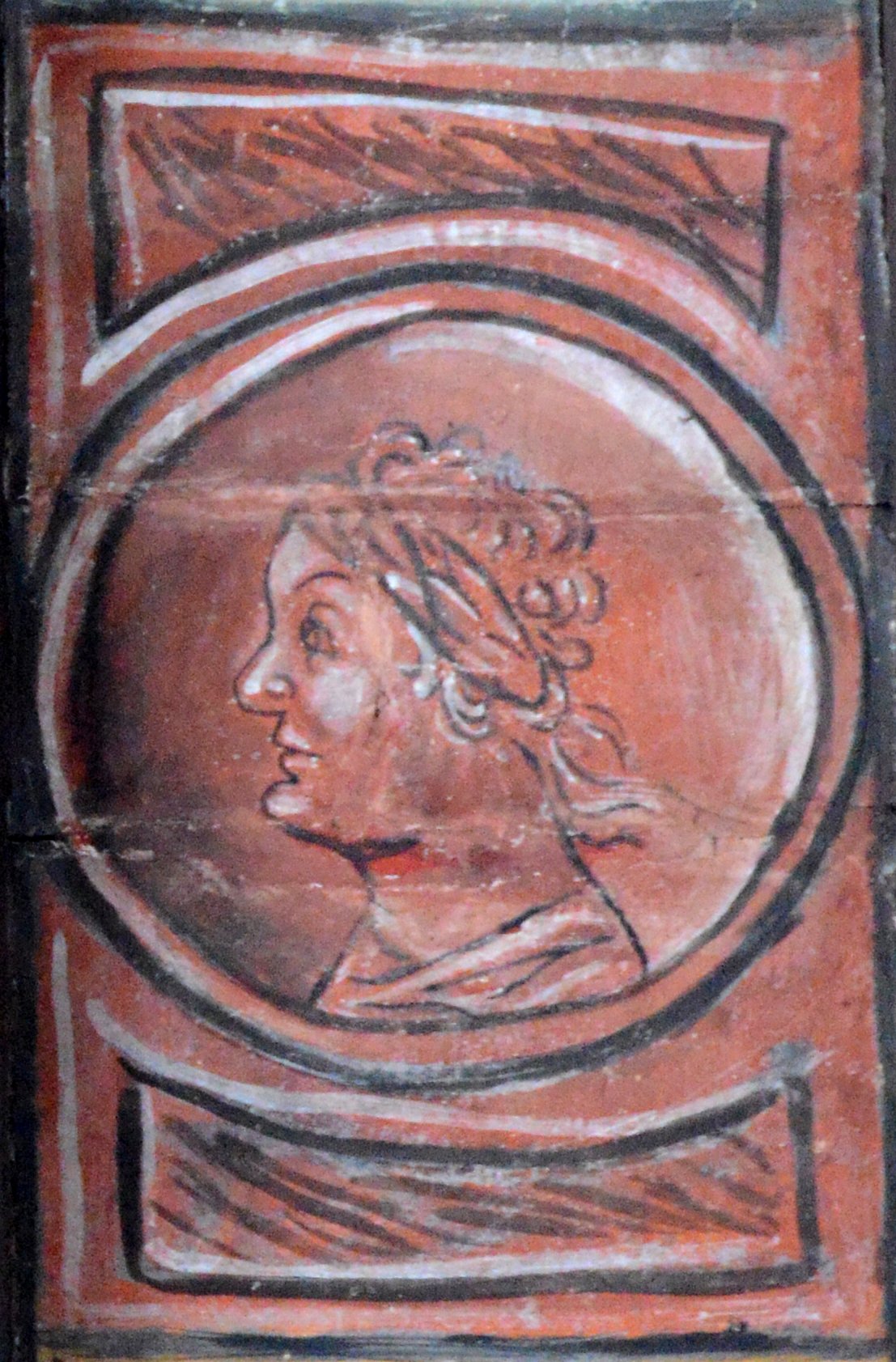 Ritratto di uomo con corona d'alloro