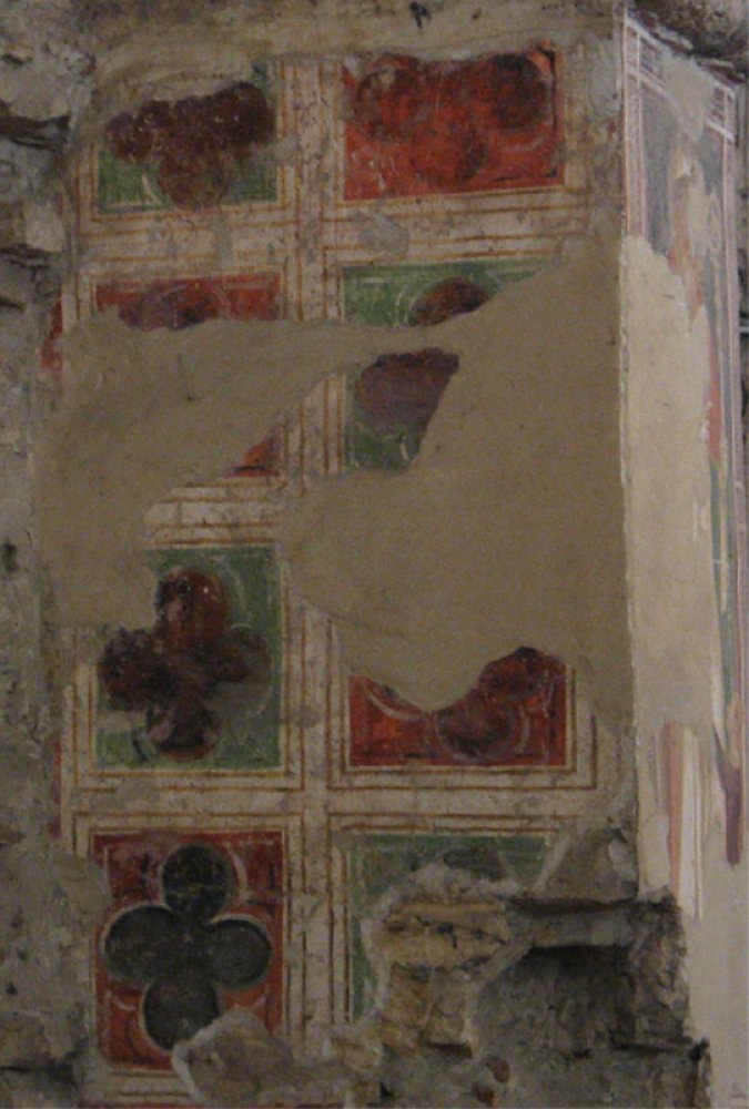 Decorazioni  policrome <br /> fine XIV secolo